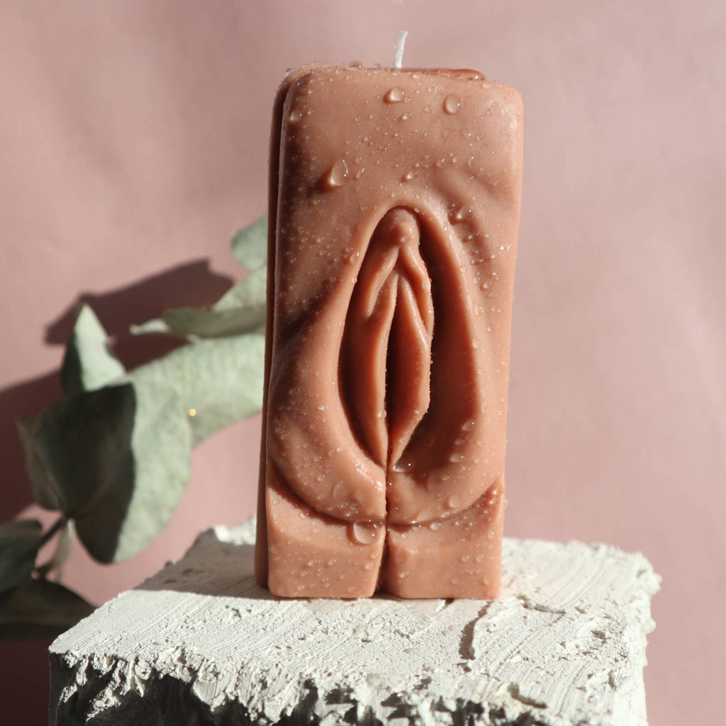 Vulva Sculpture Candle