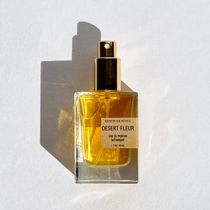 Bohemian Rêves Desert Fleur Parfum Mist - earthy and floral fragrance inspired by the desert landscape.