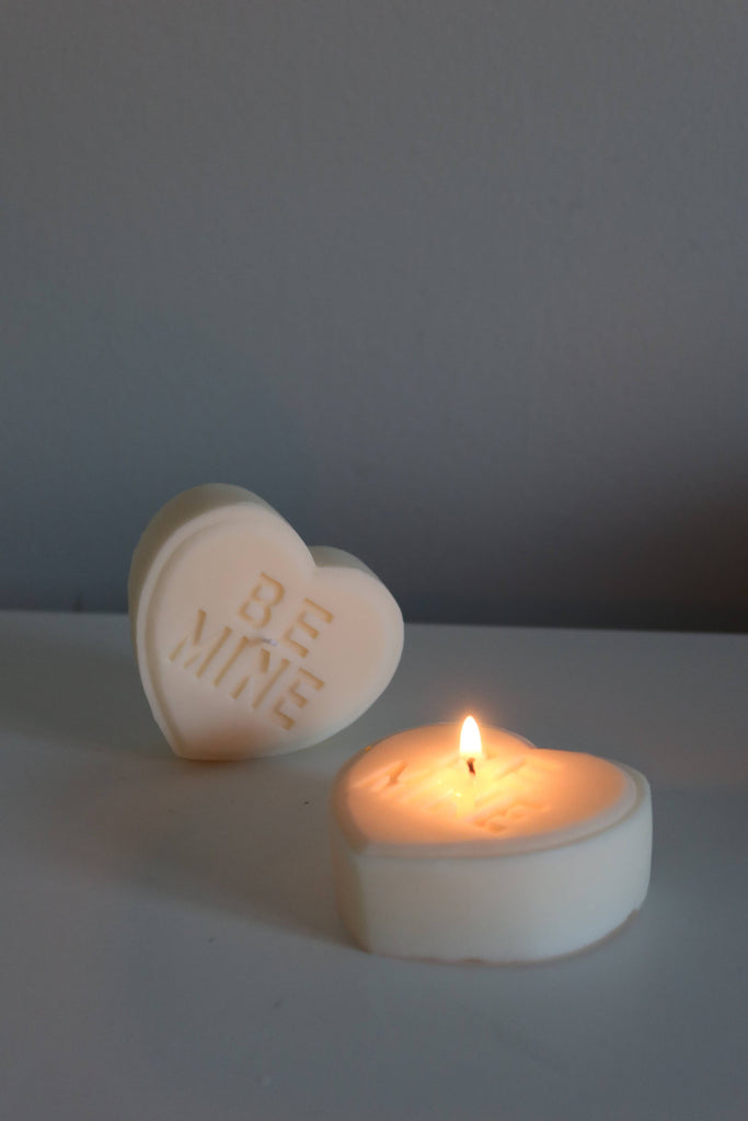 Be Mine Heart Candle