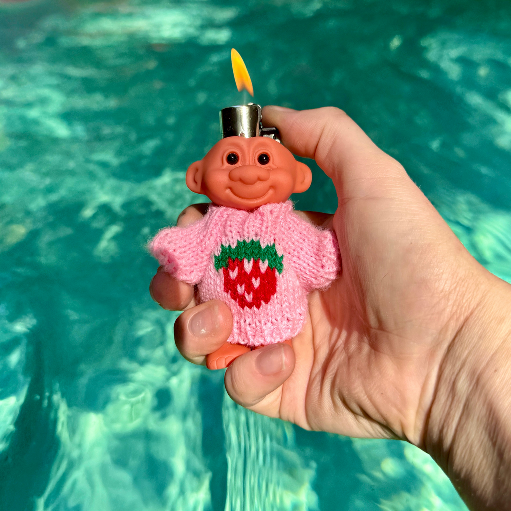 Strawberry Shortcake Troll Doll BFF Lighter