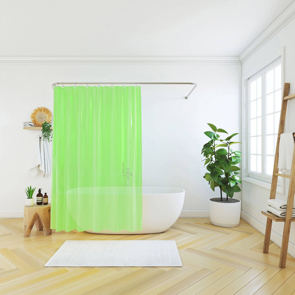 Olas Shower Curtain Honeydew