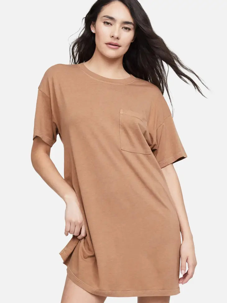 Brown T-shirt Dress