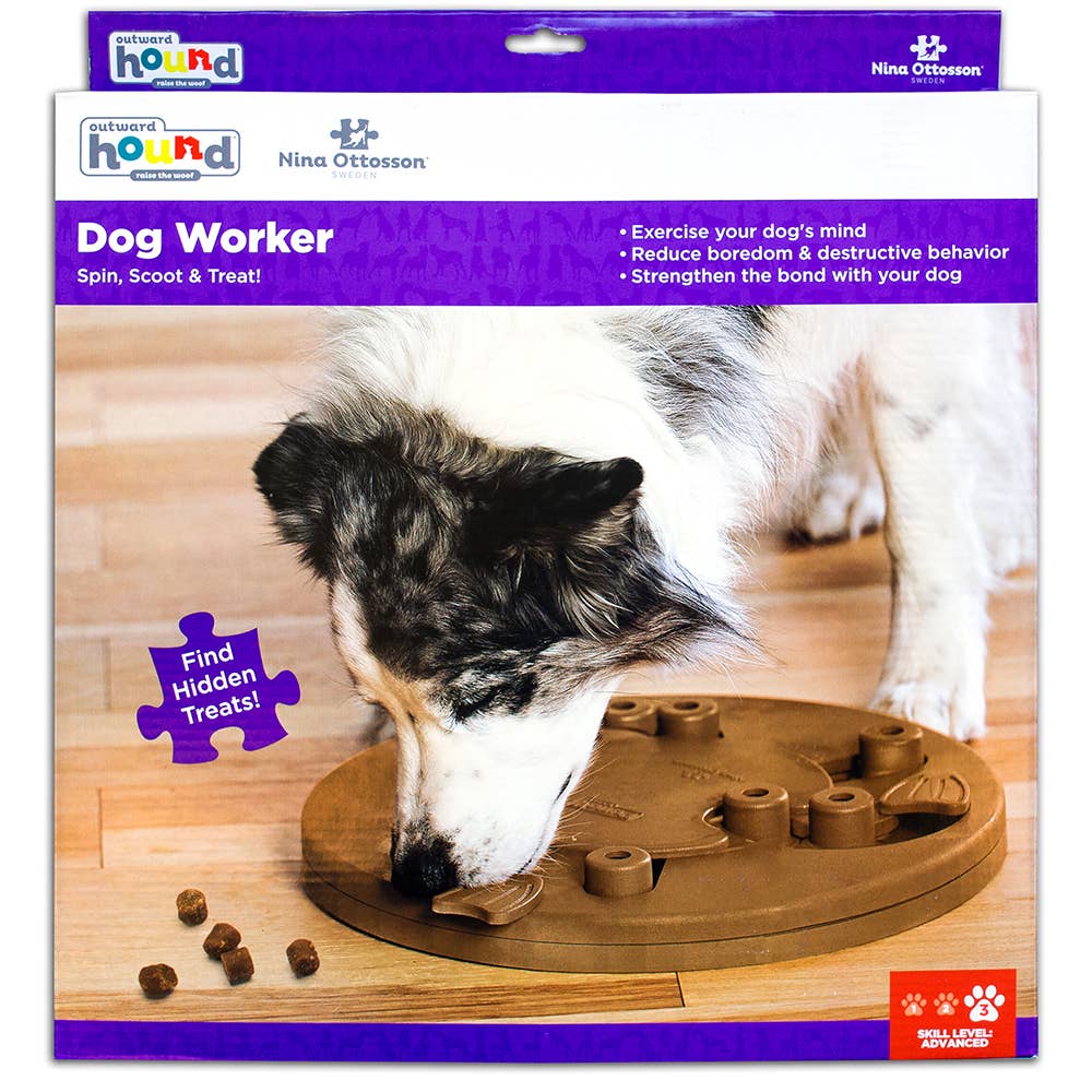 Dog Worker Spin Scoot & Treat Puzzle
