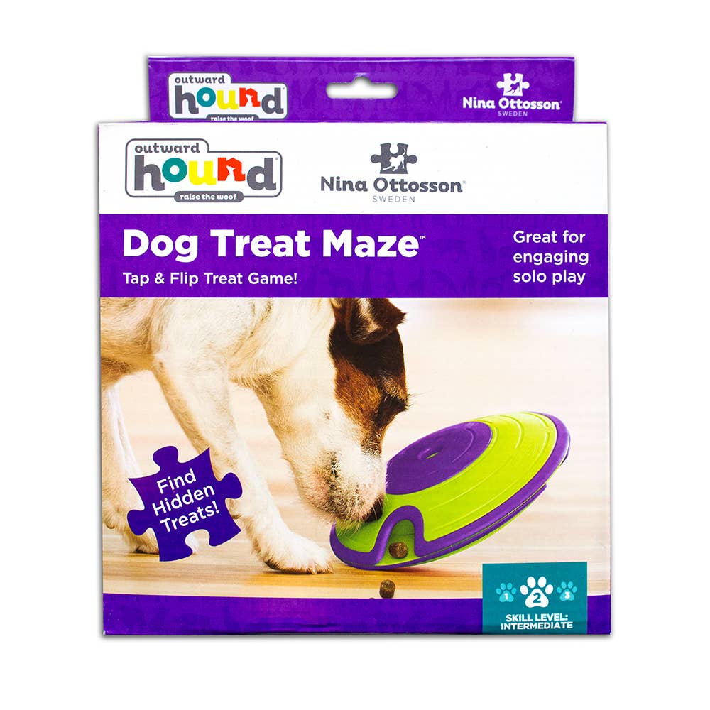 Green & Purple Dog Treat Maze