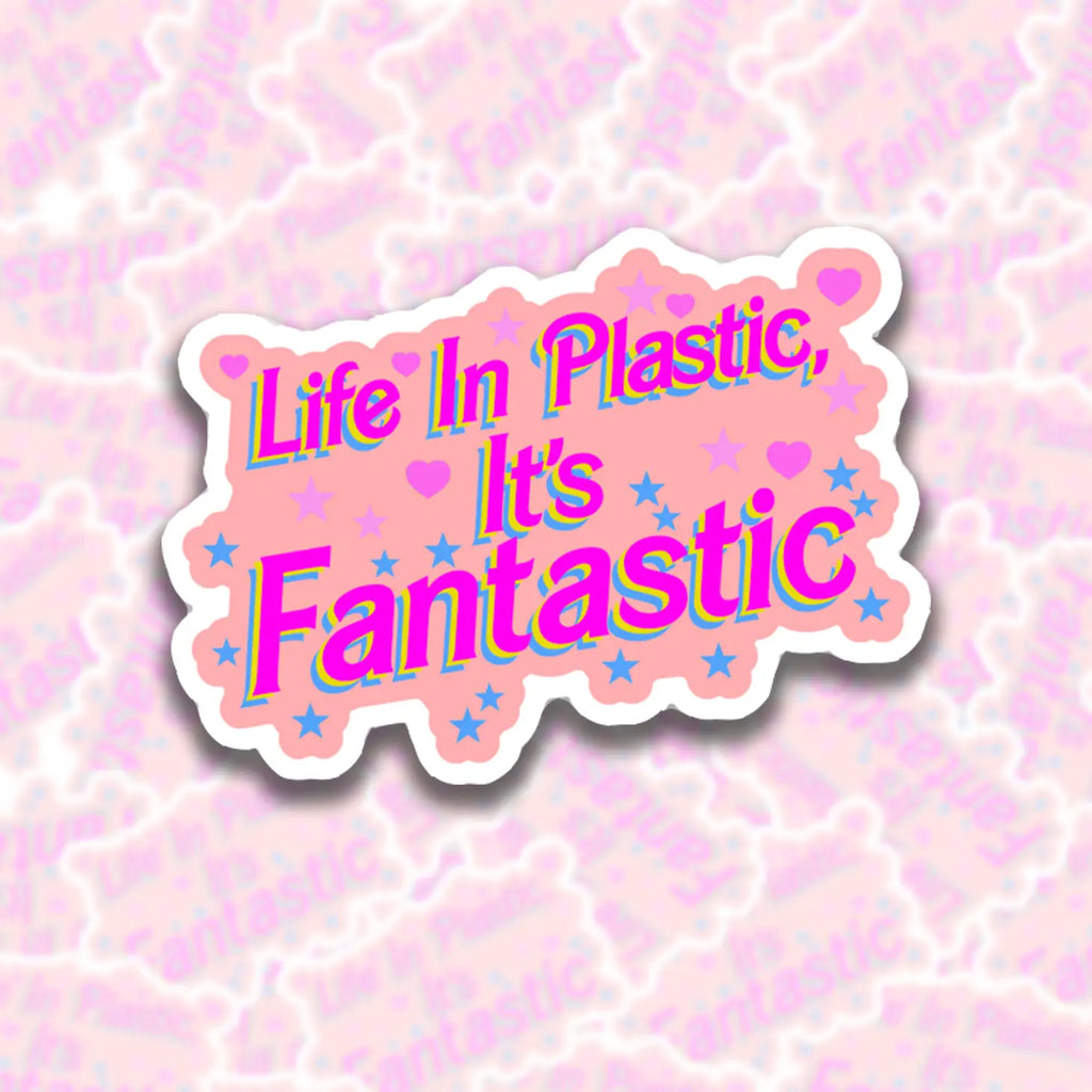 Life In Plastic Barbie Sticker