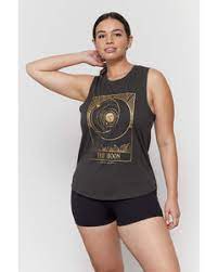 The Moon Muscle Tank Top