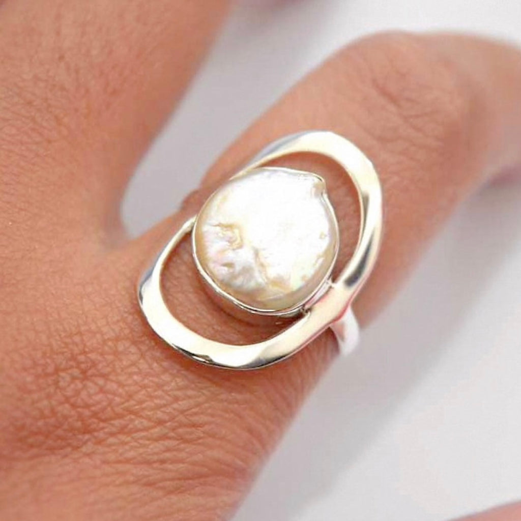 Bali Natural Pearl Canngu Ring