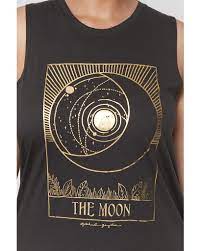 The Moon Muscle Tank Top