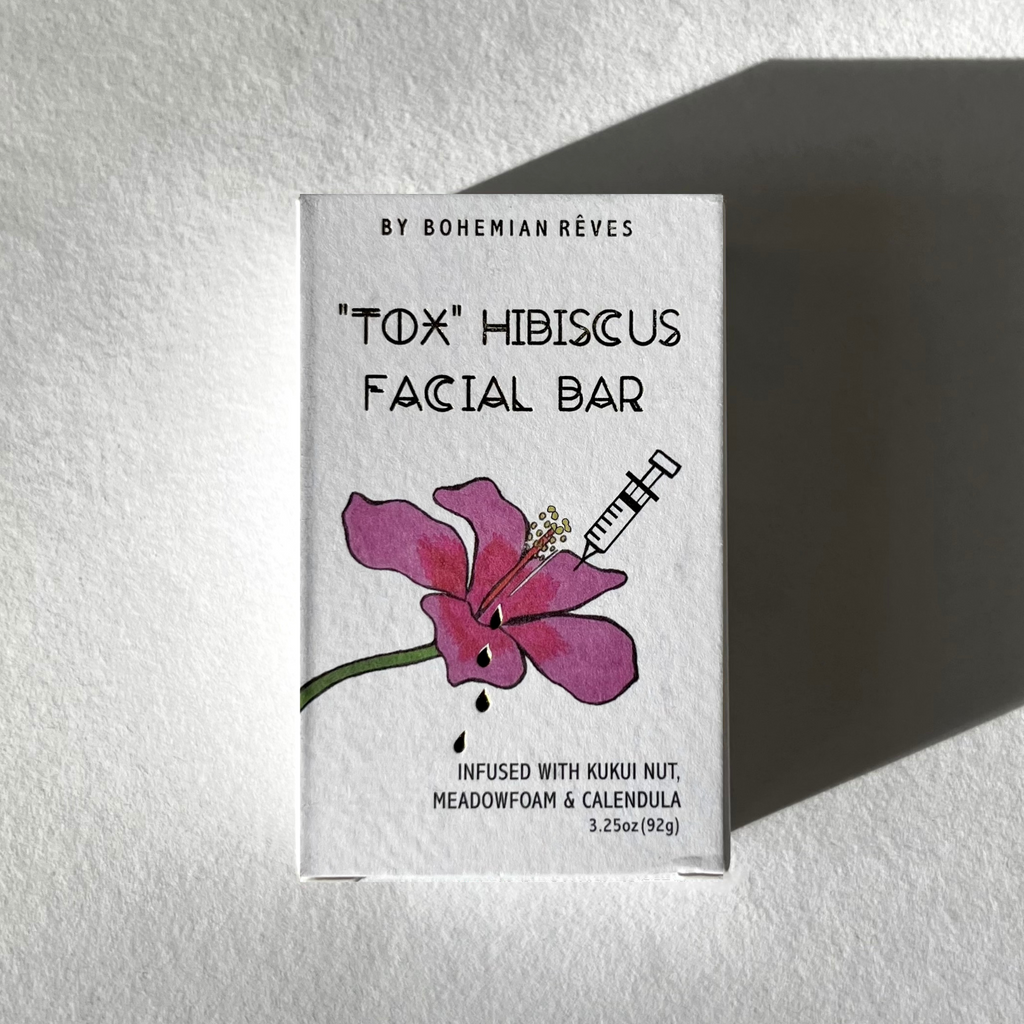 'Tox' Hibiscus Contouring Facial Cleansing Bar