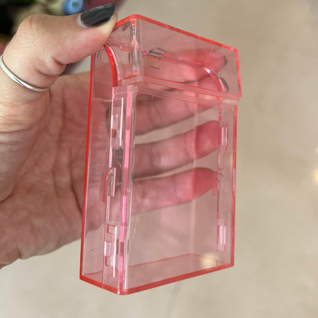 Translucent Pink Storage Smoke Case