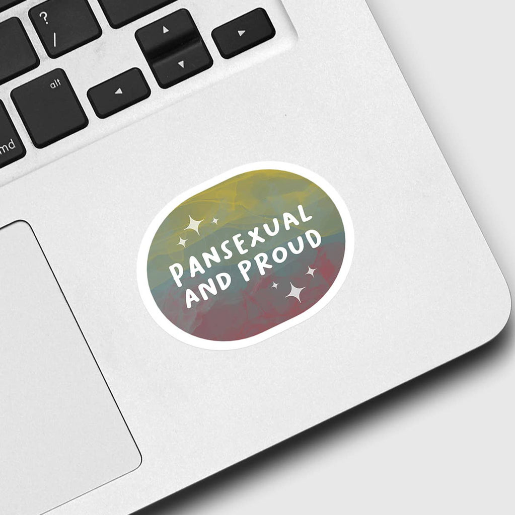 Pansexual and Proud Sticker