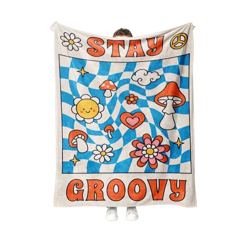 Stay Groovy Throw Blanket