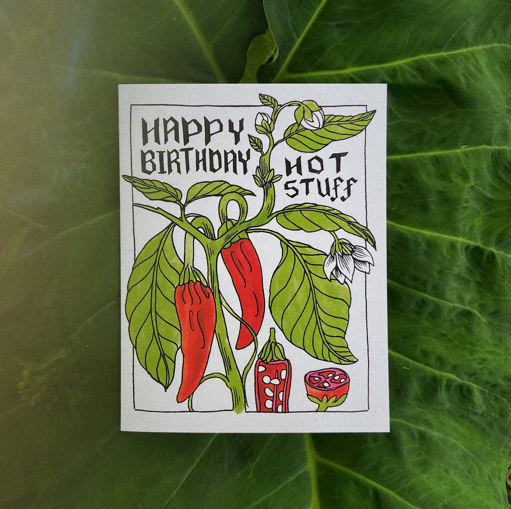 Happy Birthday Hot Stuff Card