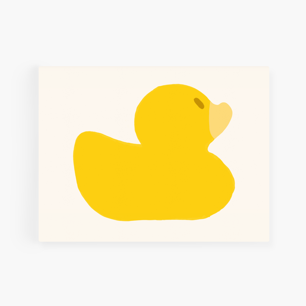 Rubber Duckie New Baby Greeting Card