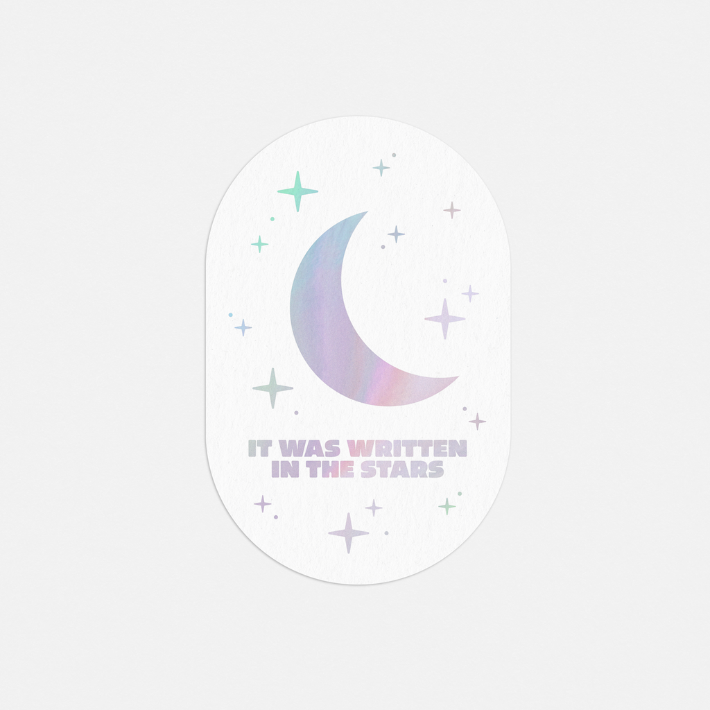 Written in the Stars Holographic Sticker