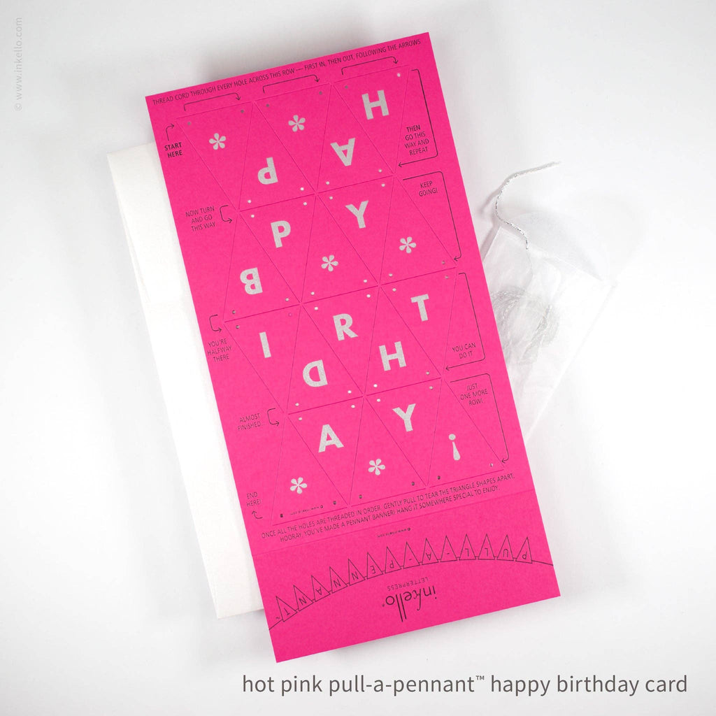 Birthday Pull-A-Pennant™ Greeting Card
