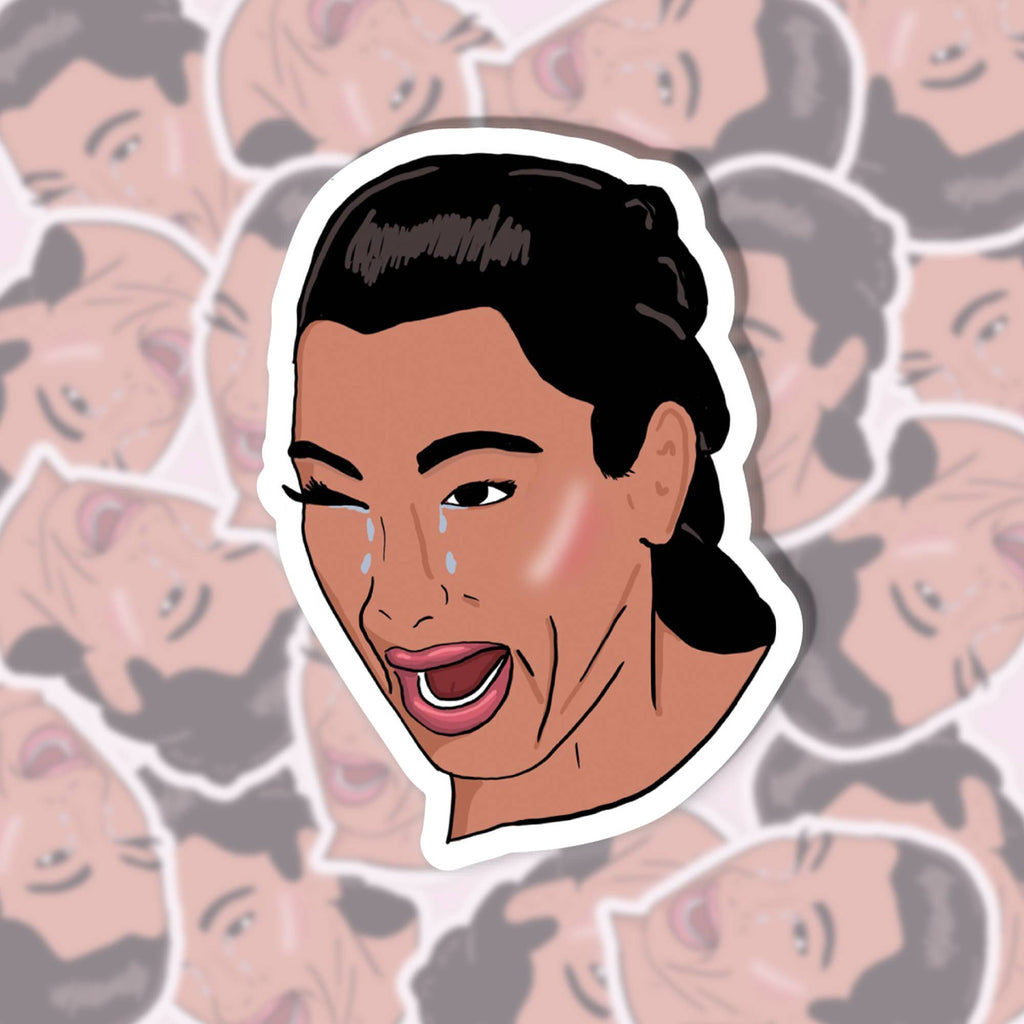 Crying Kim Sticker