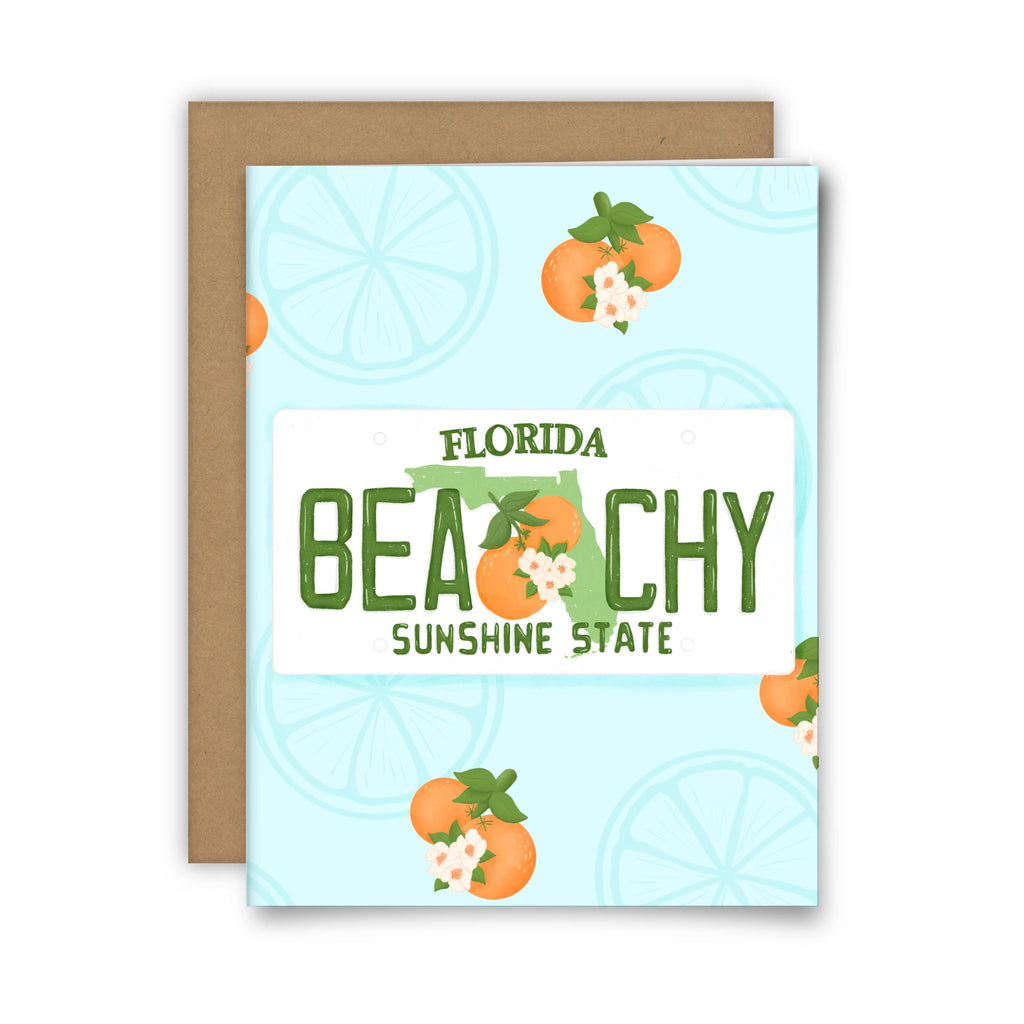 Florida License Plate Card