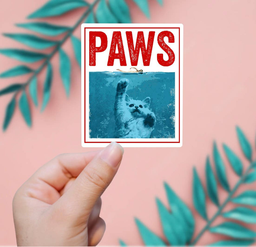 Paws Movie Poster Sticker