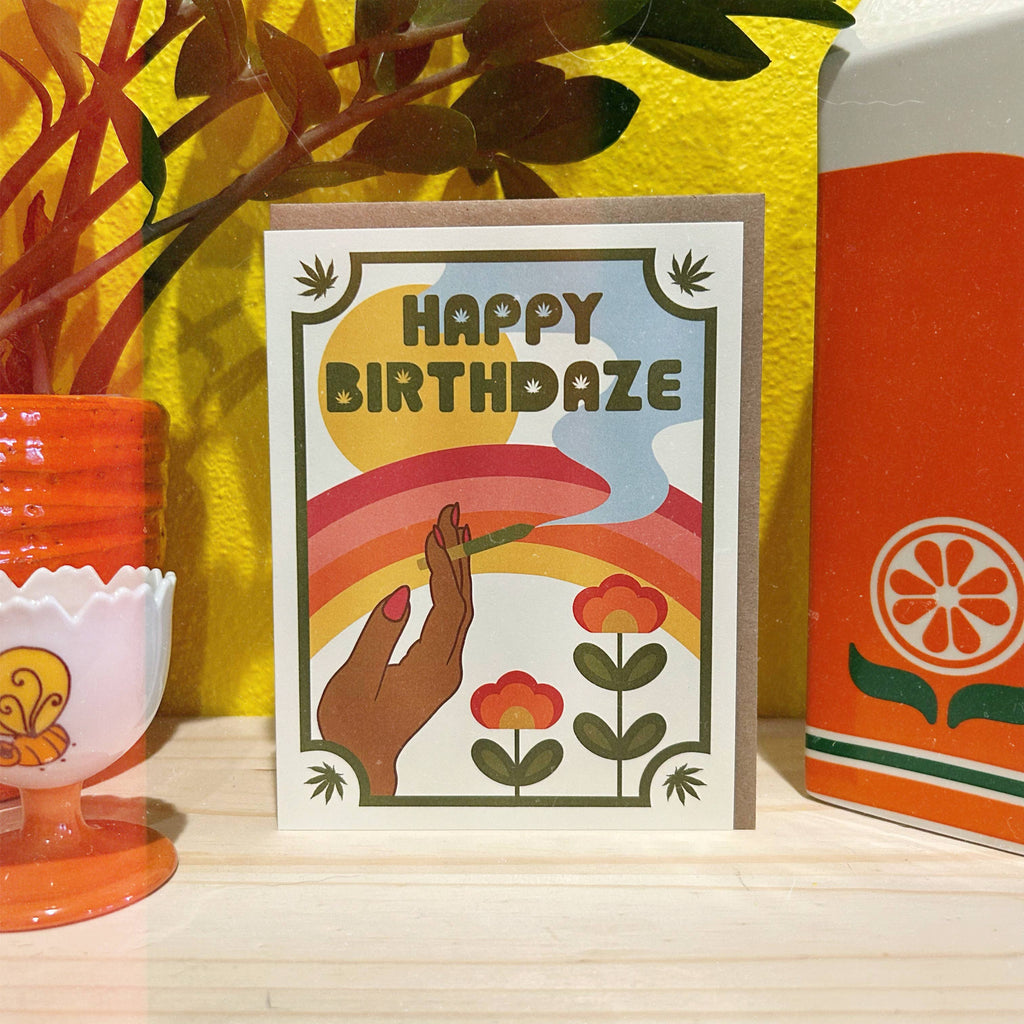 Happy Birth-Daze Birthday Card