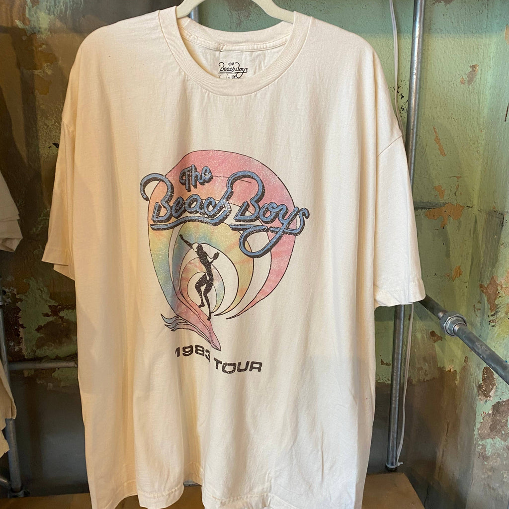 The Beach Boys Tie Dye Classic Off White One Size Tee