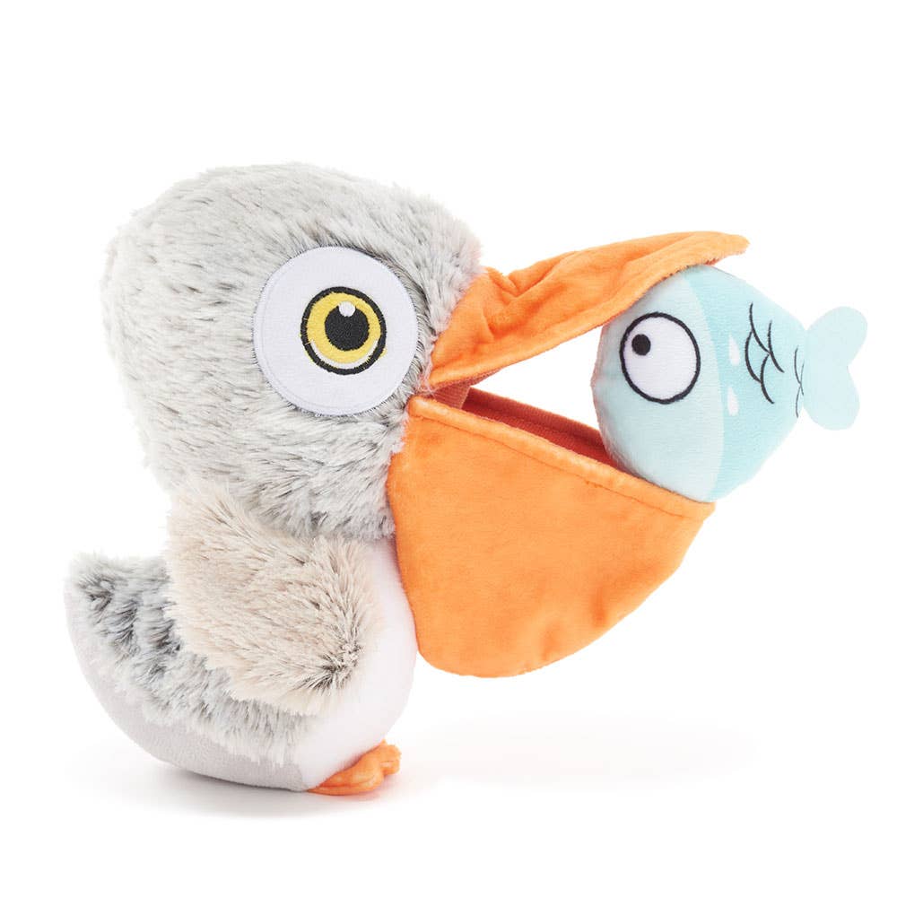 Pelican & Fish Interactive Dog Toy