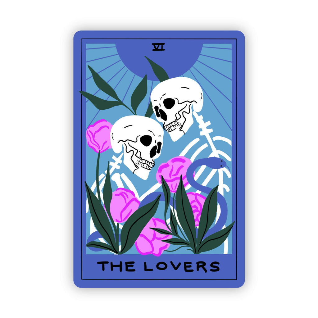 The Lovers Tarot Card Sticker