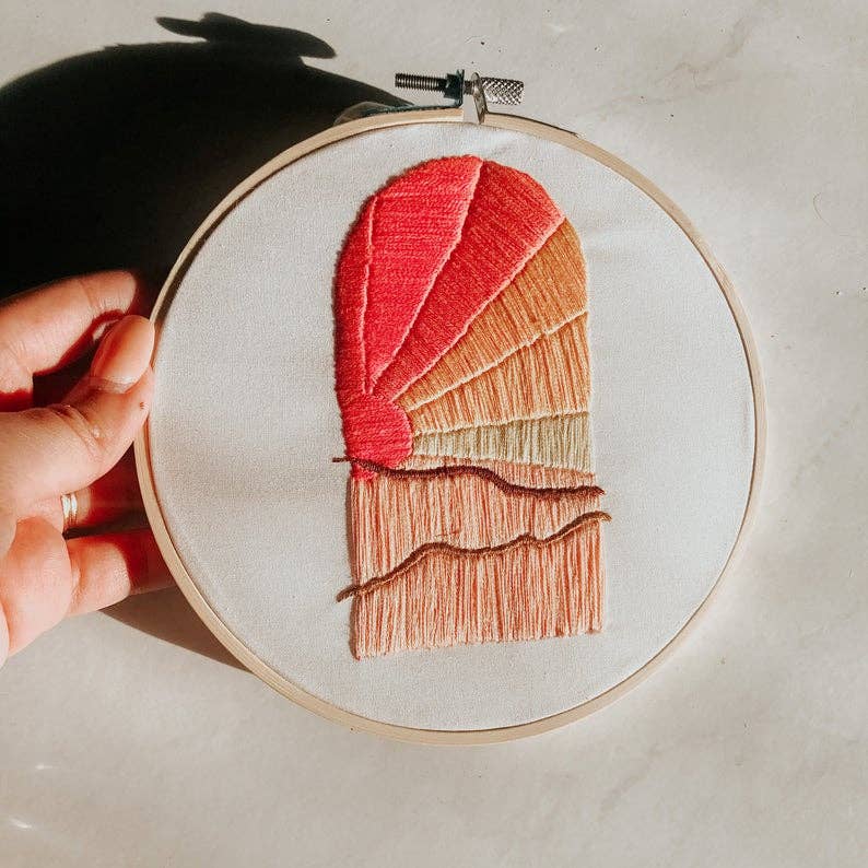 Setting Sunset Embroidery Kit