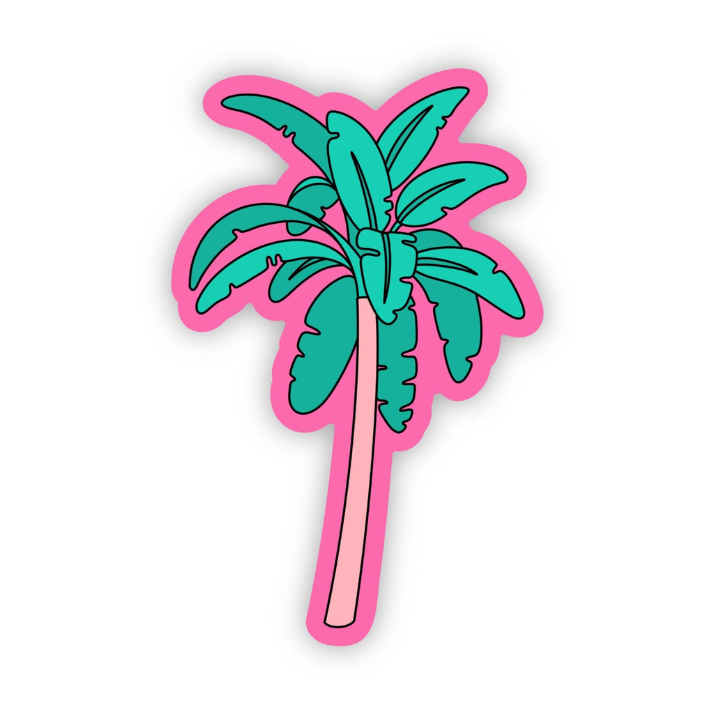 Pink Palm Tree Sticker