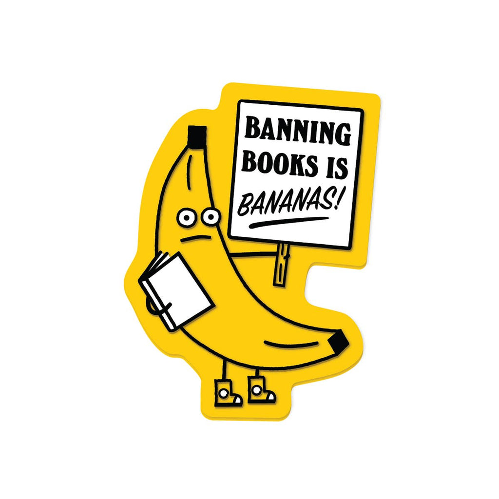 Banana Books Retro Magnet