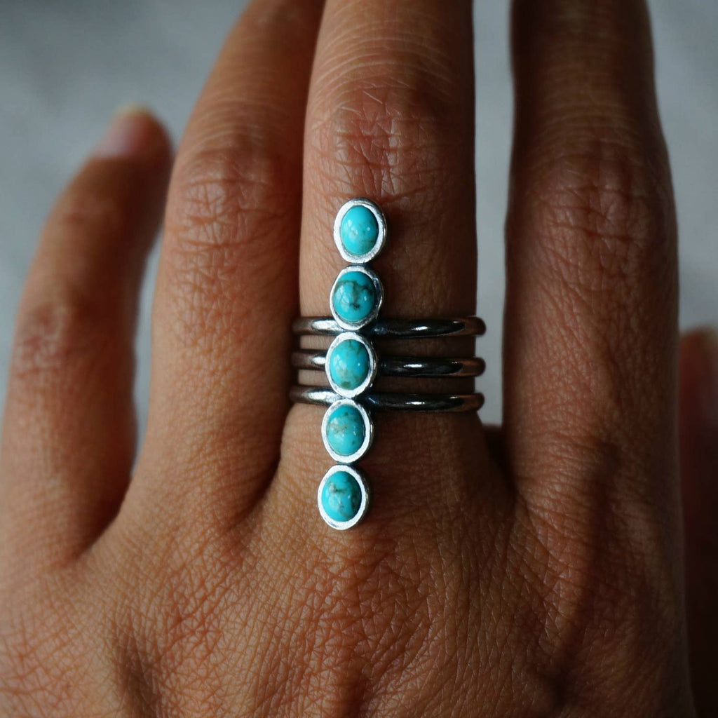 Kachada Turquoise Adjustable Ring