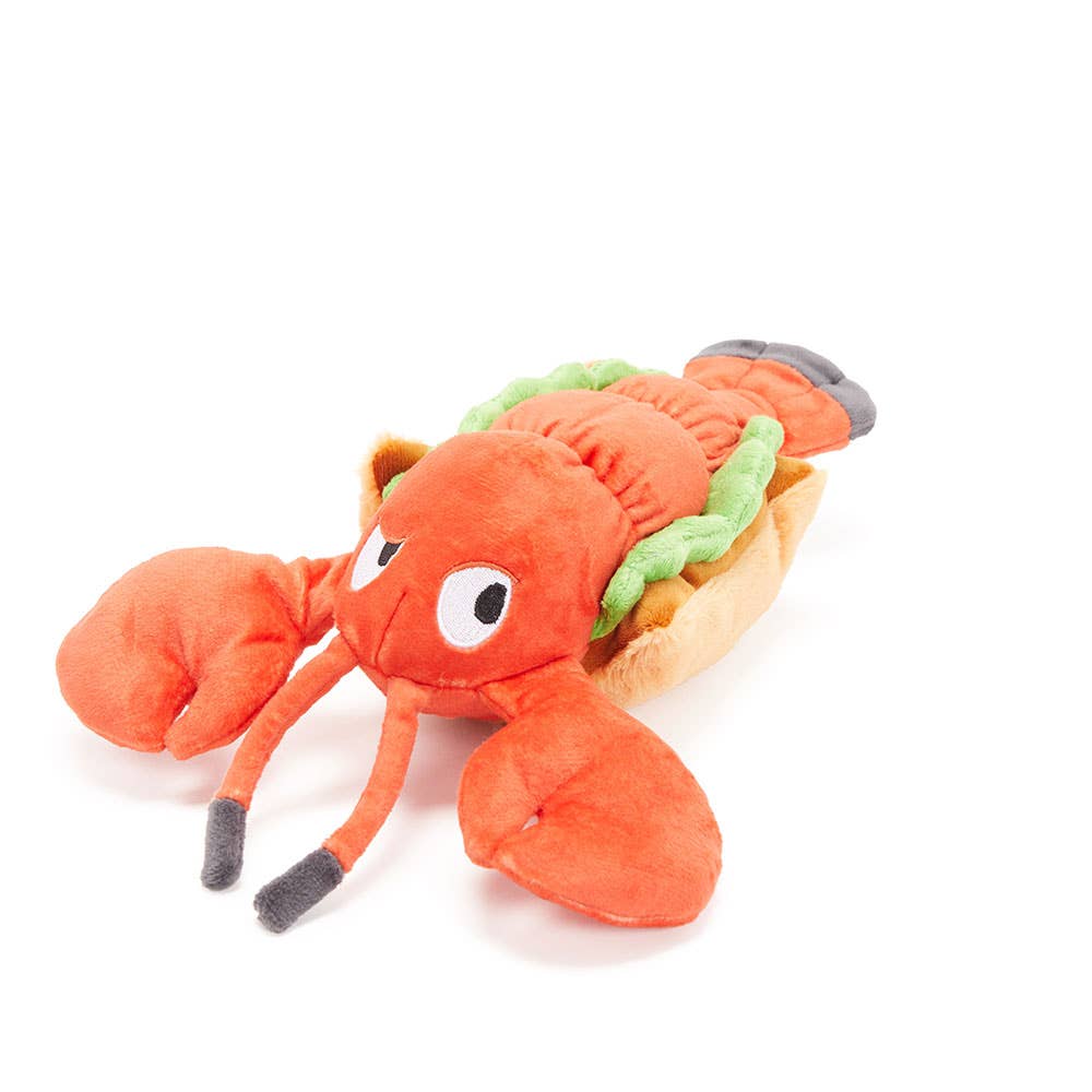Maine Lobster Roll Dog Toy