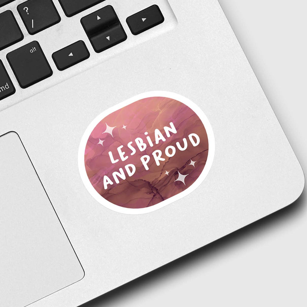 Lesbian and Proud Sticker