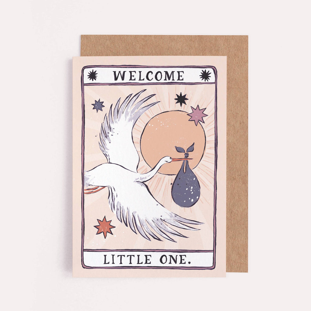 Stork Welcome Little One Card