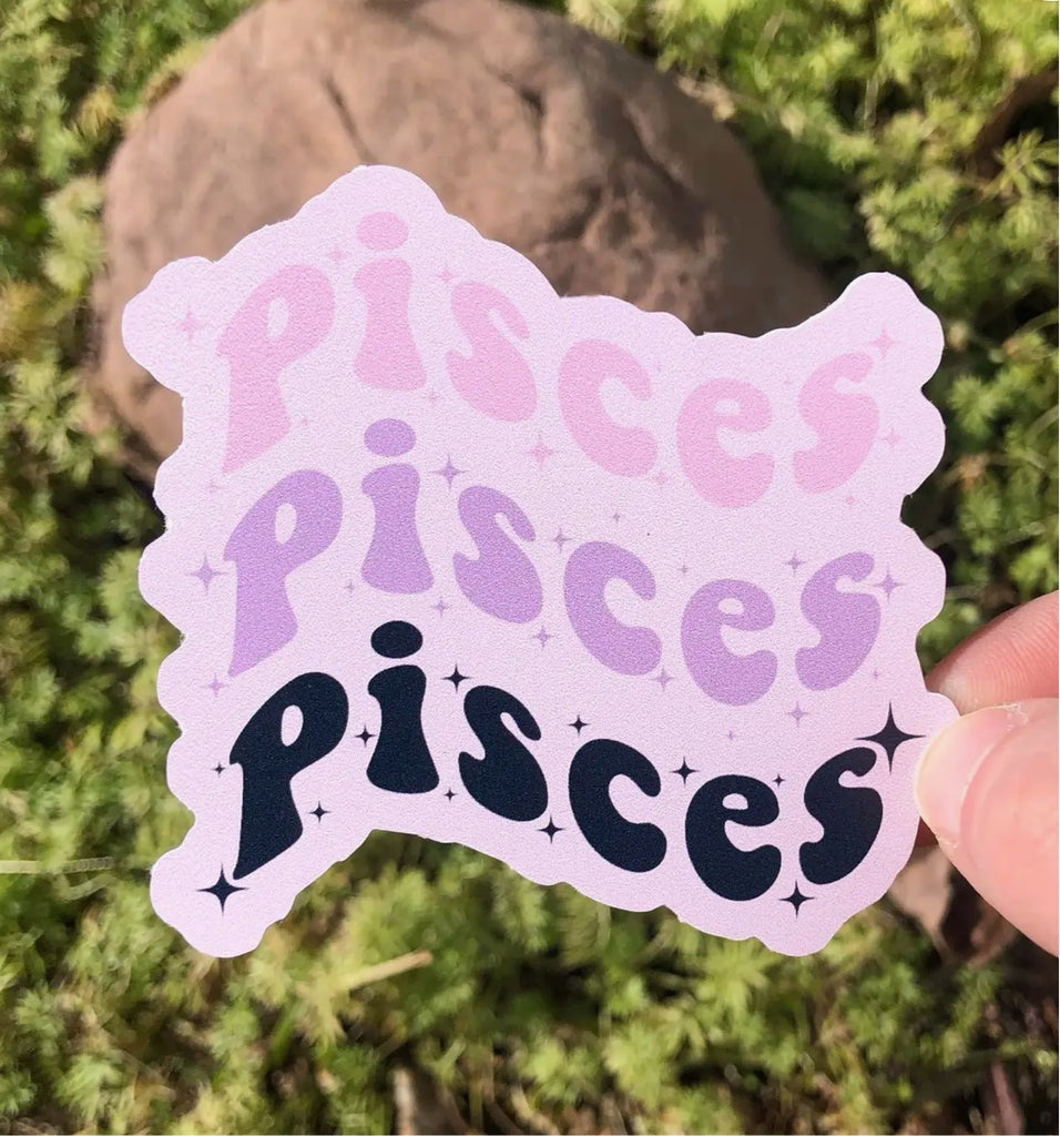 Pisces Star Sign Sticker