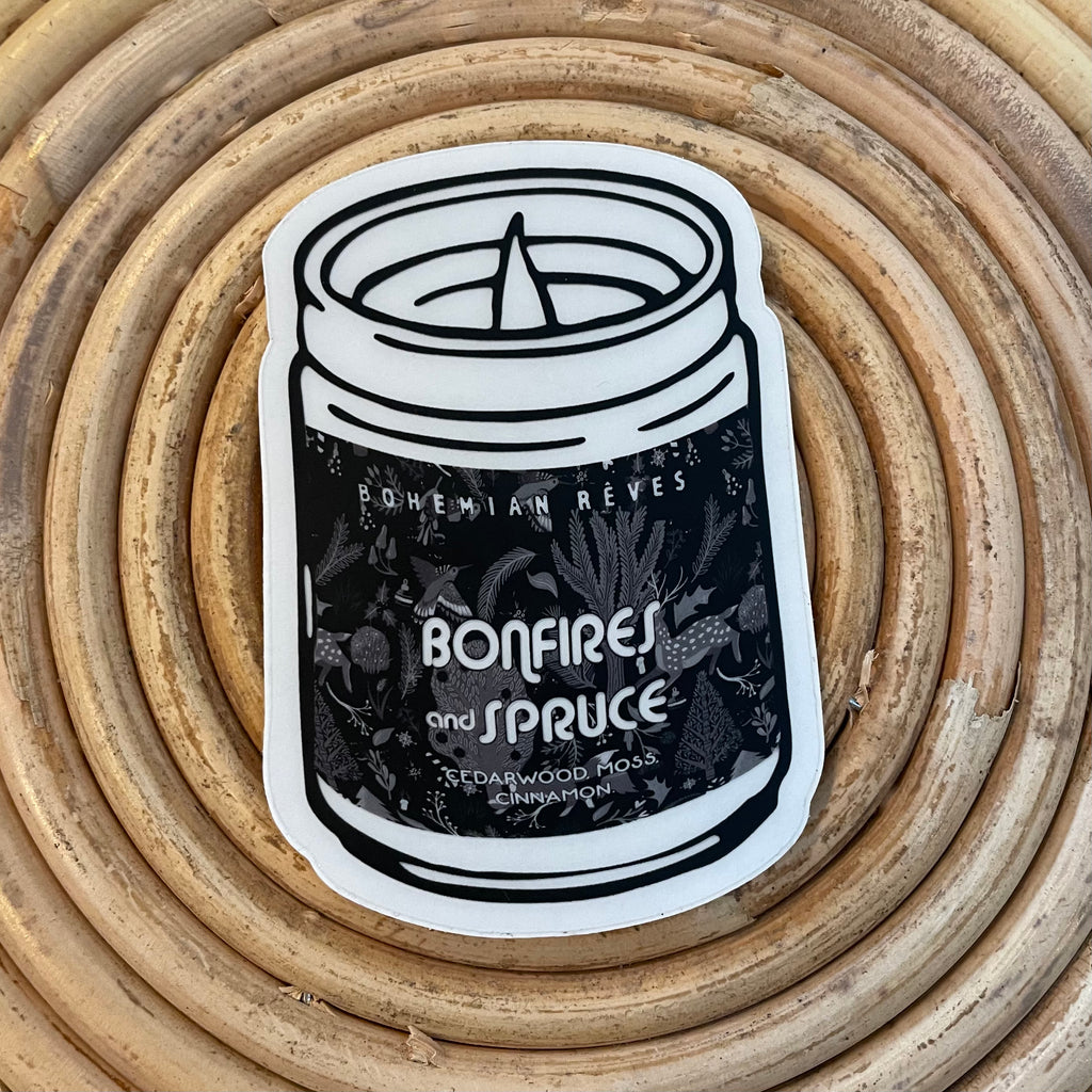 Bohemian Rêves Candle Sticker