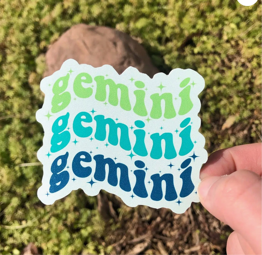 Gemini Star Sign Sticker