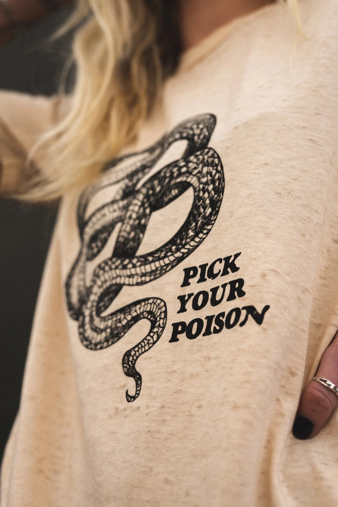 Hell Babes Pick Your Poison Vintage Tee