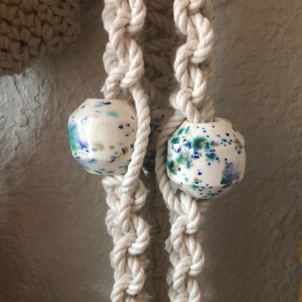 Macrame With Vintage Beads
