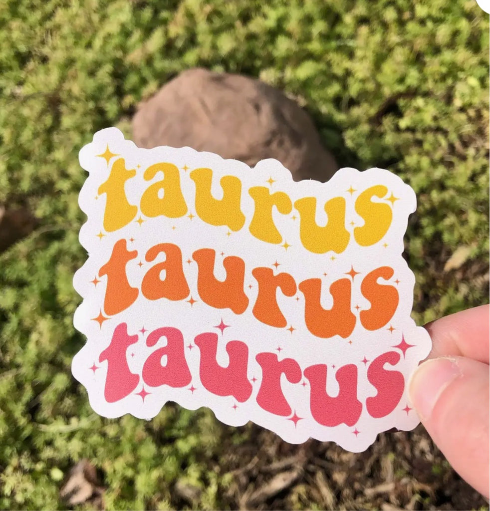 Taurus Star Sign Sticker