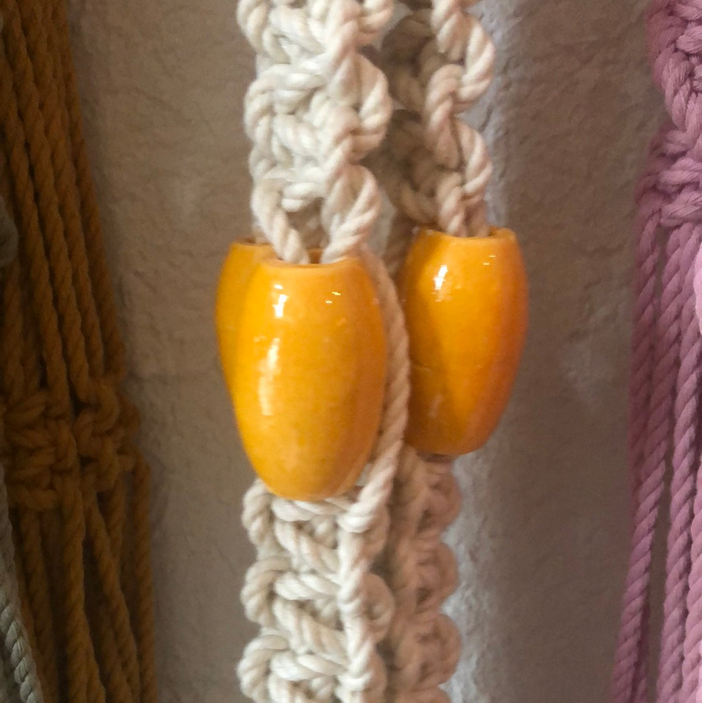 Macrame With Vintage Beads