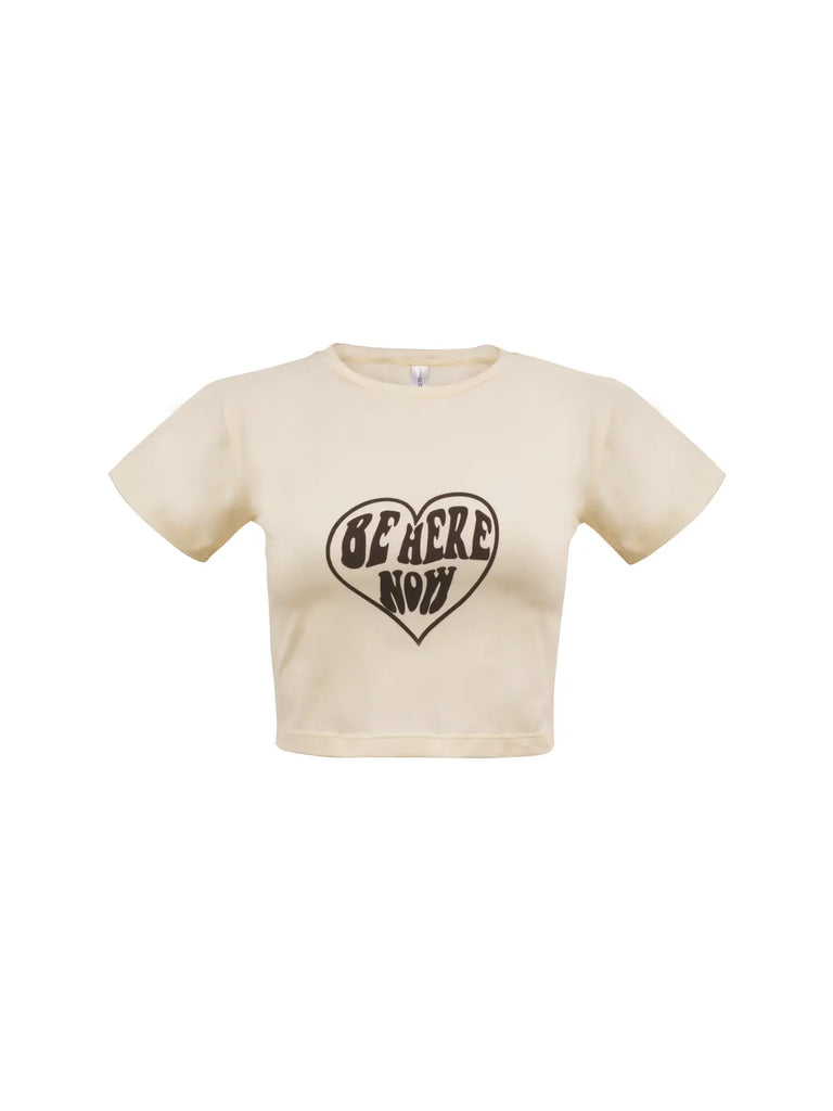 Be Here Now baby tee