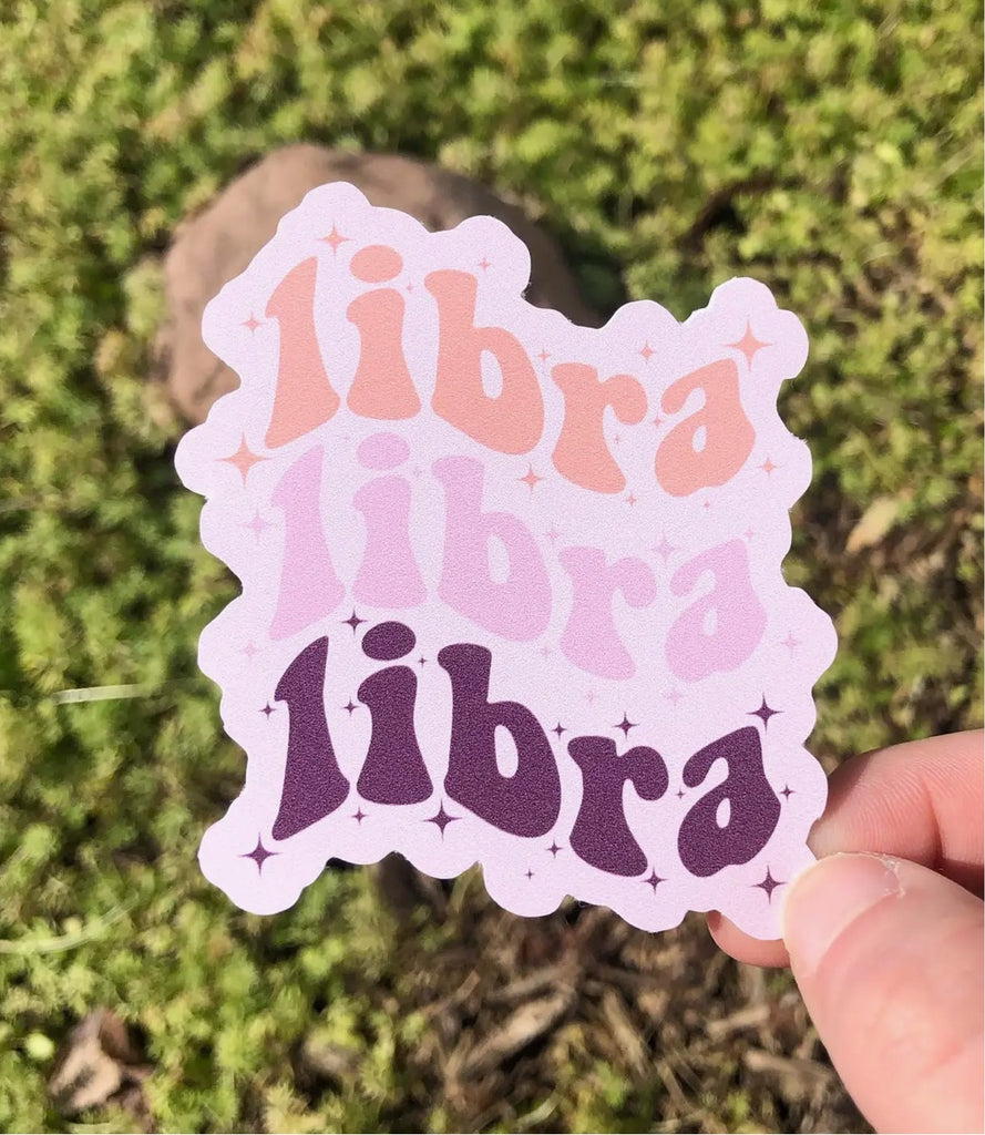 Libra Star Sign Sticker