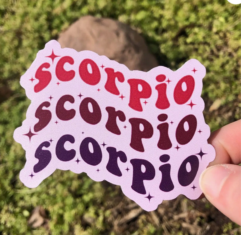 Scorpio Star Sign Sticker