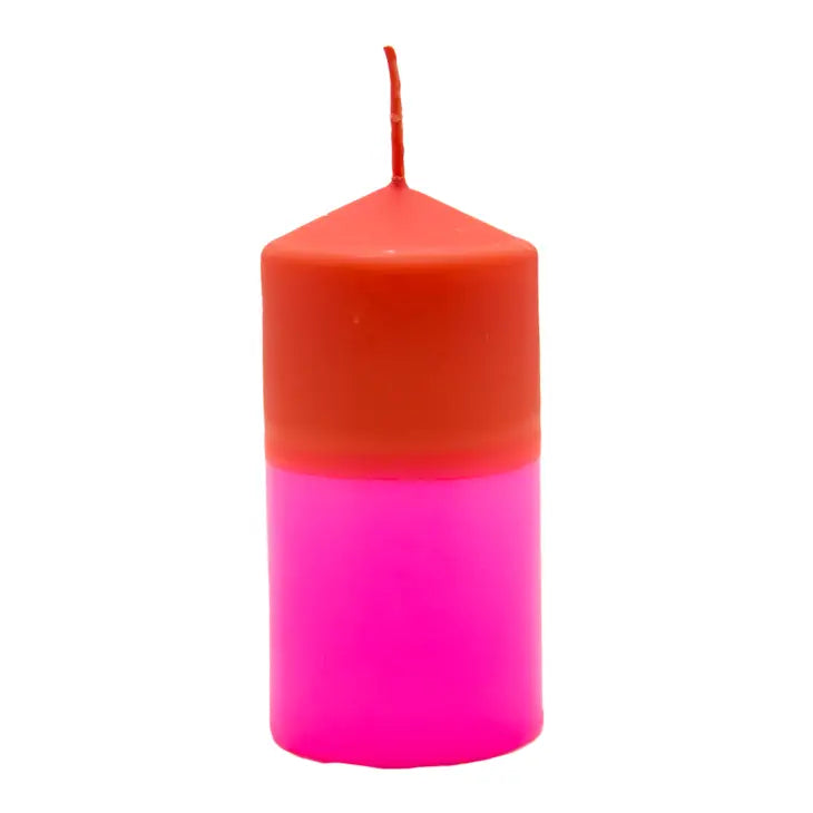 Pillar Dip Dye Candle